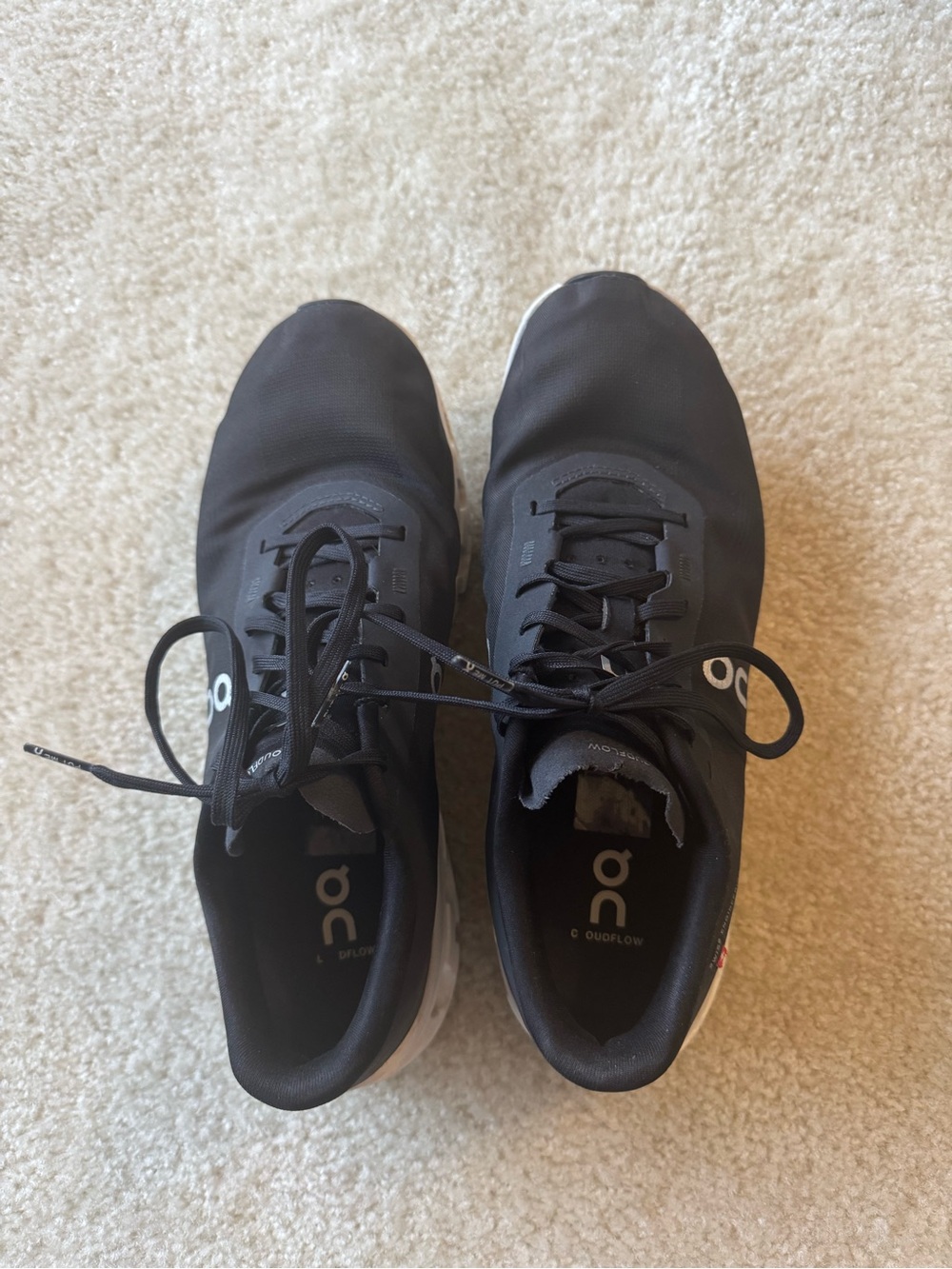 On cloud shoes